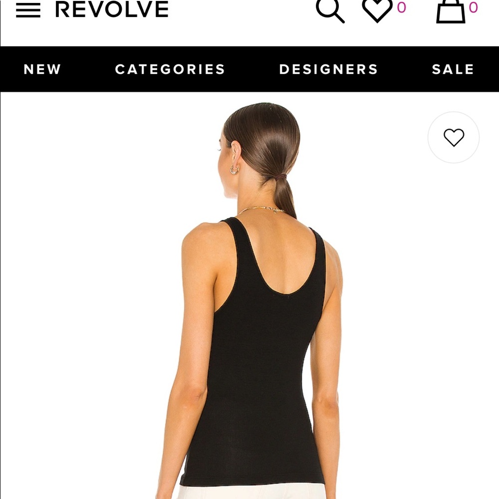 Revolve Notch Ribbed Tank - Picture 4 of 9
